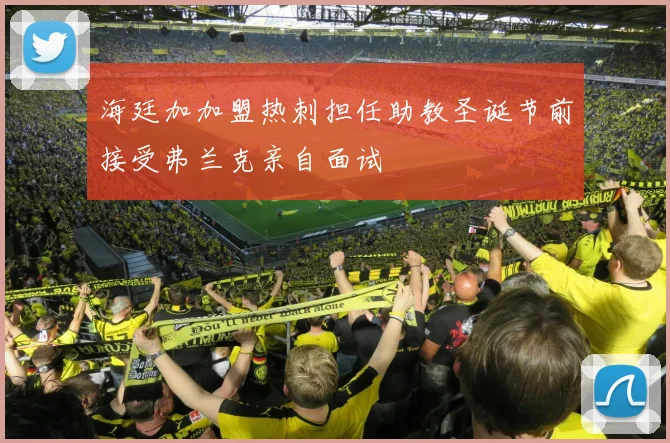 海廷加加盟热刺担任助教圣诞节前接受弗兰克亲自面试